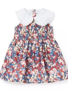 Janie & Jack Floral Smocked Dress